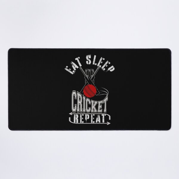 Item preview, Eat Sleep Cricket Repeat designed and sold by my-green-gecko.