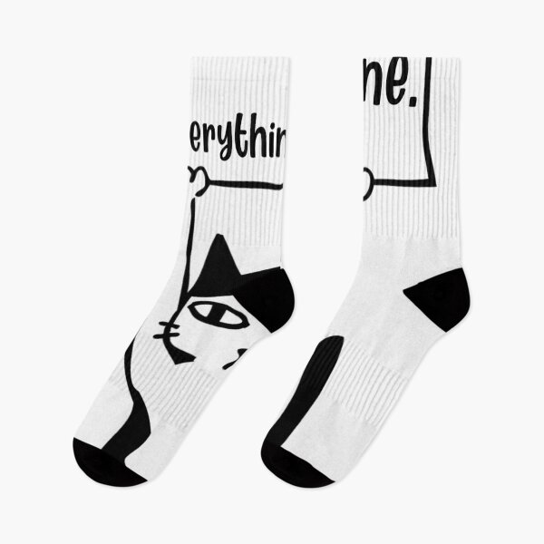 Item preview, It's Fine Cat Funny designed and sold by soebekhi.
