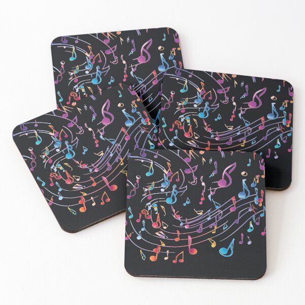 Item preview, Musical Notes - Colourful designed and sold by Griffin Door.