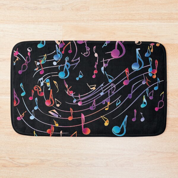Item preview, Musical Notes - Colourful designed and sold by Griffin Door.