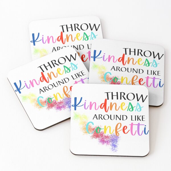 Item preview, Throw Kindness Around Like Confetti Be Kind Teacher Kids Sticker designed and sold by HTDesign69.