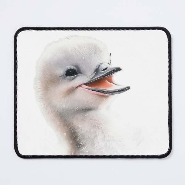 Item preview, Cute swan watercolor portrait designed and sold by Naturartprints.