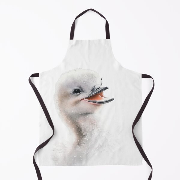 Item preview, Cute swan watercolor portrait designed and sold by Naturartprints.