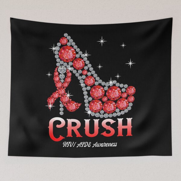 Item preview, In December We Wear Red High Heels Crush HIVAIDS Awareness designed and sold by EagmianPheolea.