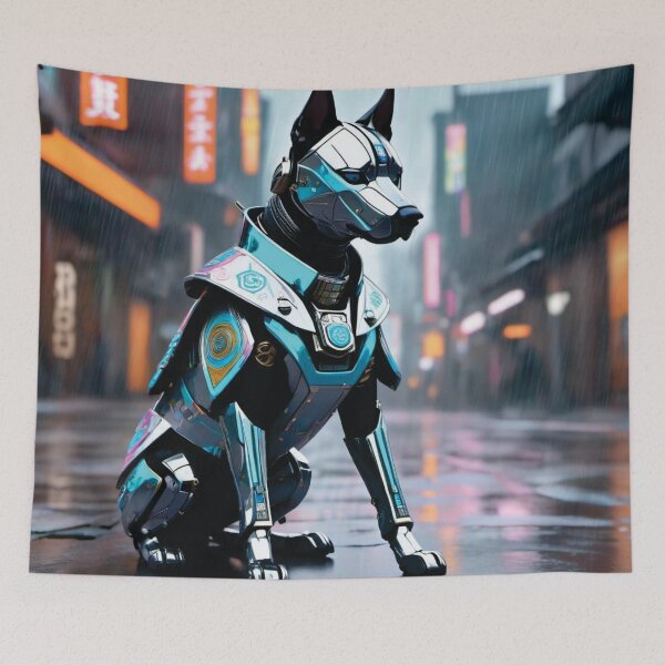 Item preview, Cyberpunk Metal Dog designed and sold by Decyo.