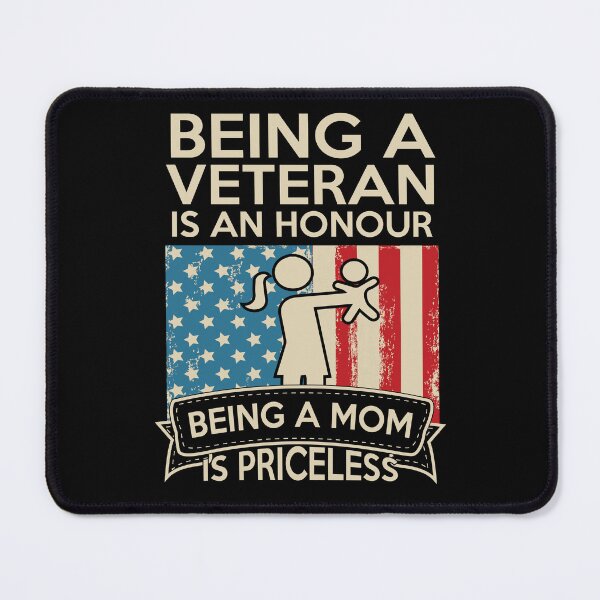 Item preview, Being a veteran is an honor being a mom is priceless designed and sold by rynnzz.