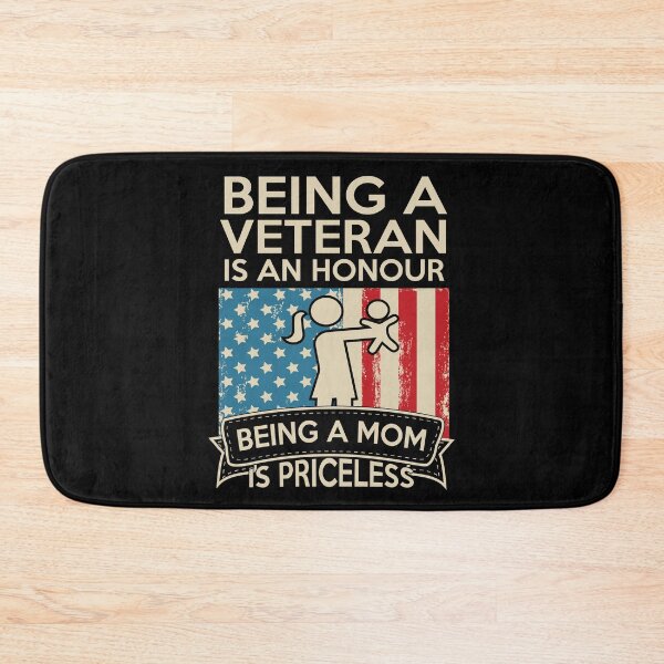 Item preview, Being a veteran is an honor being a mom is priceless designed and sold by rynnzz.