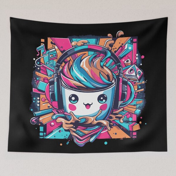 Item preview, Vibrant Mug Melody designed and sold by Lukasz Kobylka.