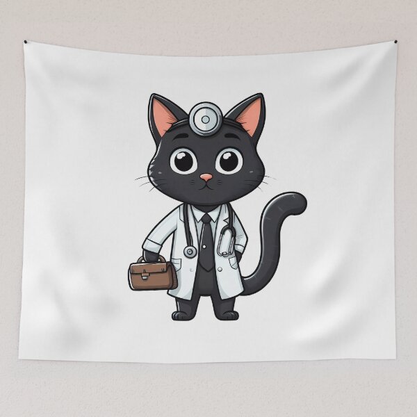 Item preview, Doctor Cat designed and sold by Coffee Lifestyle.