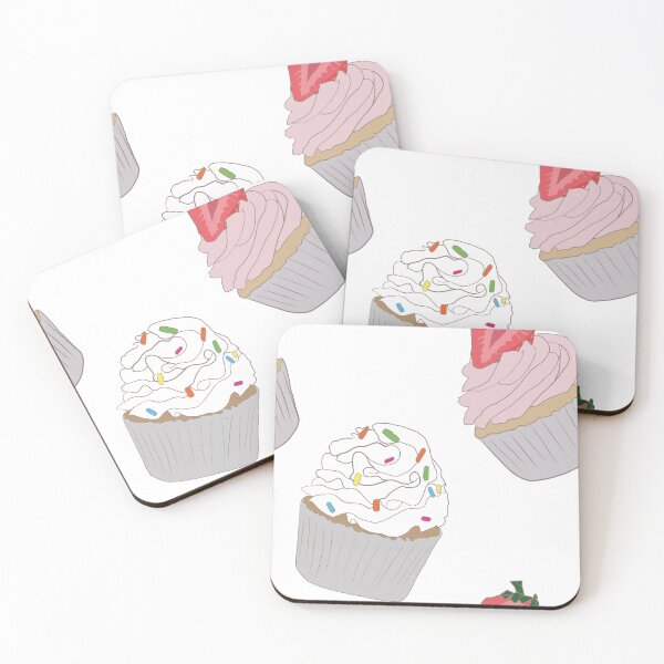Item preview, Strawberry and Springles Cupcakes  designed and sold by Studio Ukiyo.