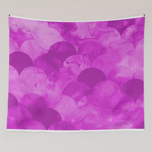Item preview, Scallops/Mermaid Scales Pink Multi Product Styles designed and sold by sarahp77.