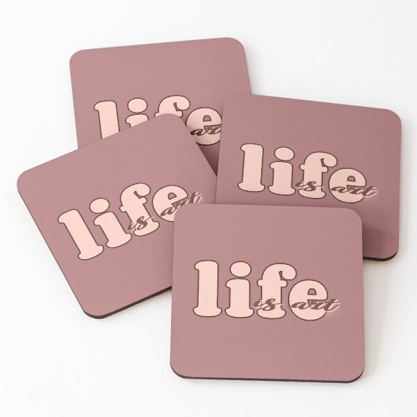 Item preview, Life is art (red/pink) designed and sold by Sinmara12.