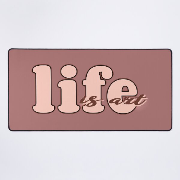 Item preview, Life is art (red/pink) designed and sold by Sinmara12.