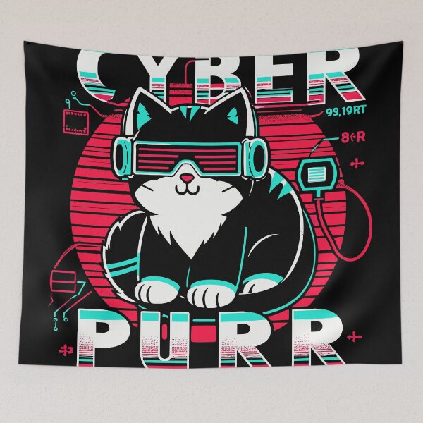 Item preview, Cyber Purr designed and sold by RafaelLima7.