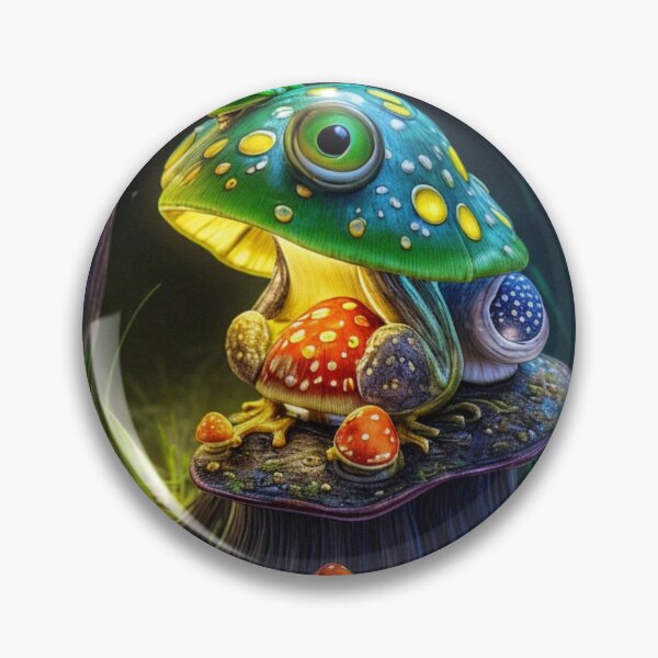Item preview, Copy of Frog on mushroom" cute  Frog pose  designed and sold by Obinne.