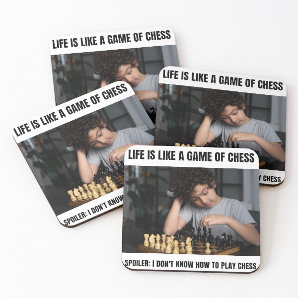 Item preview, Life is like a game of chess meme designed and sold by Retr0Tshirts.