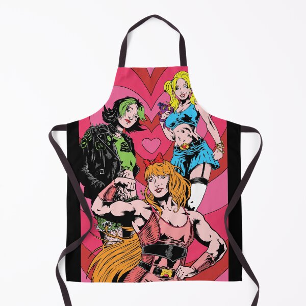 Item preview, Powerpuff Girls women goth emo girl girls cheerleader pin up muscle mommy buff 90s cartoons designed and sold by JonathanGrimm.