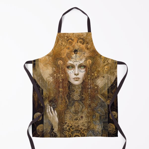 Item preview, Steampunk Fantasy Girl, Gears, Gizmos, Gadget Print designed and sold by Art.Fusion.Studio.