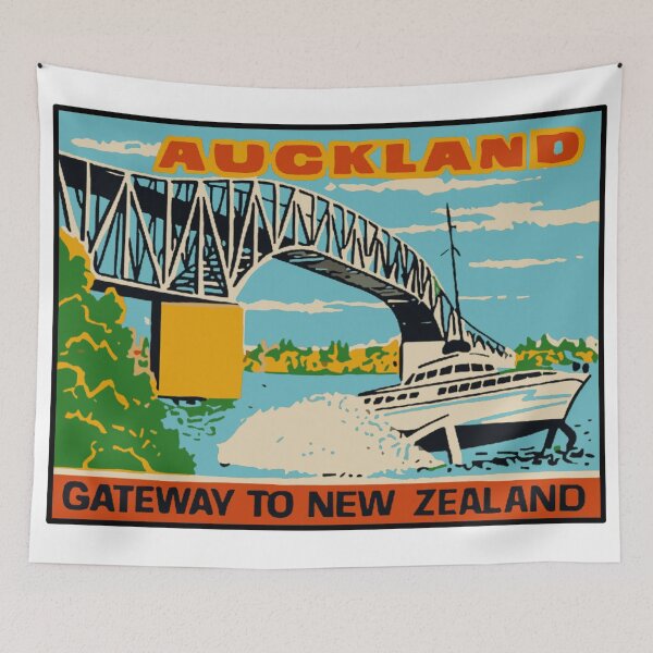 Item preview, Vintage Auckland, Nueva Zelanda designed and sold by Decal Mania.