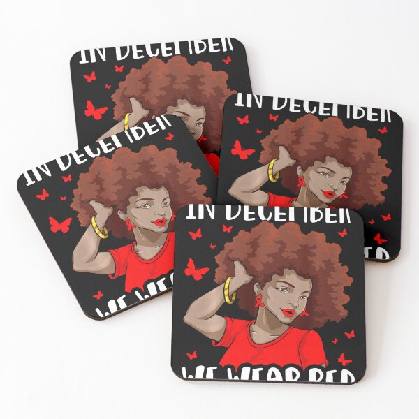 Item preview, In December We Wear Red HIV AIDS Awareness Month designed and sold by EagmianPheolea.