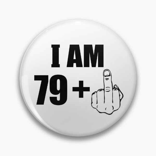 Item preview, 80th Grandpa Birthday I Am 79 + 1 plus Middle Finger  designed and sold by fomodesigns.