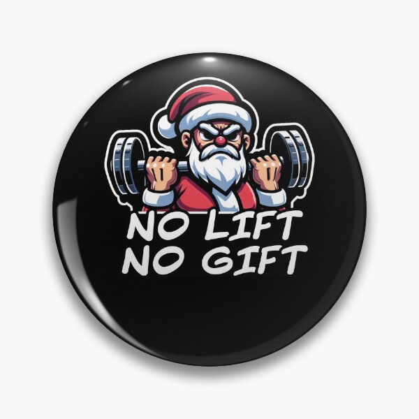 Item preview, Fitness Santa - No Lift No Gift - Funny Christmas Design - Santa Deadlift Gym Xmas designed and sold by SRZT.