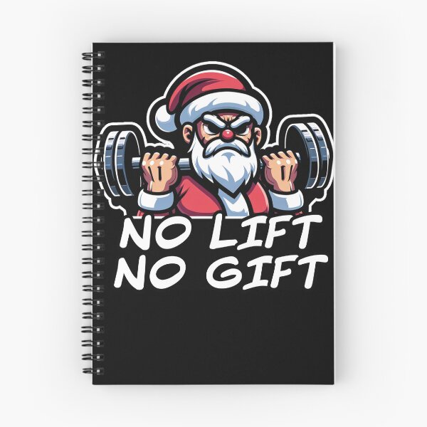 Item preview, Fitness Santa - No Lift No Gift - Funny Christmas Design - Santa Deadlift Gym Xmas designed and sold by SRZT.