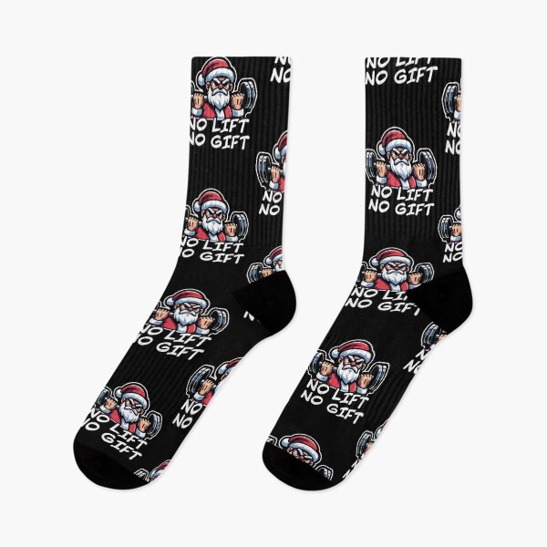 Item preview, Fitness Santa - No Lift No Gift - Funny Christmas Design - Santa Deadlift Gym Xmas designed and sold by SRZT.