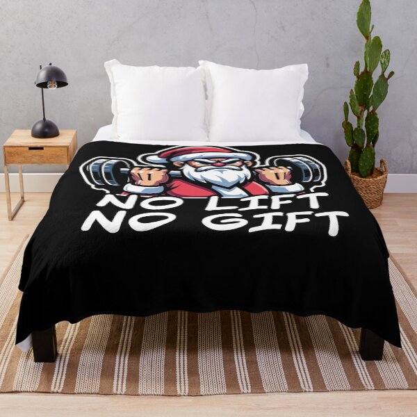 Item preview, Fitness Santa - No Lift No Gift - Funny Christmas Design - Santa Deadlift Gym Xmas designed and sold by SRZT.