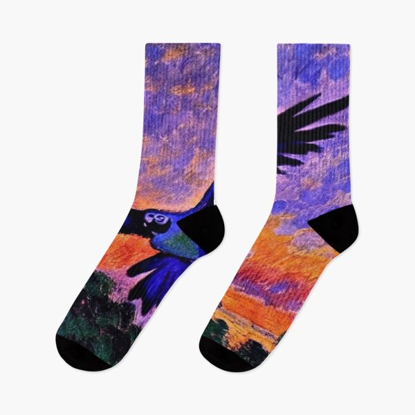 Item preview, Blue Macaw at sunset designed and sold by George Hutton Hunter.