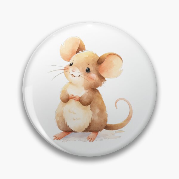 Item preview, Adorable Mouse Radiating Pure Delight designed and sold by LittleLuvies.
