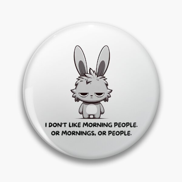 Item preview, Grumpy Morning Bunny designed and sold by RuyaFab.