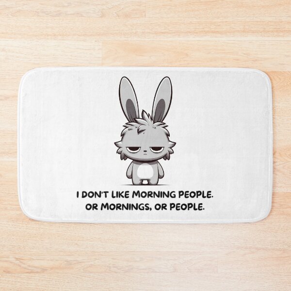 Item preview, Grumpy Morning Bunny designed and sold by RuyaFab.