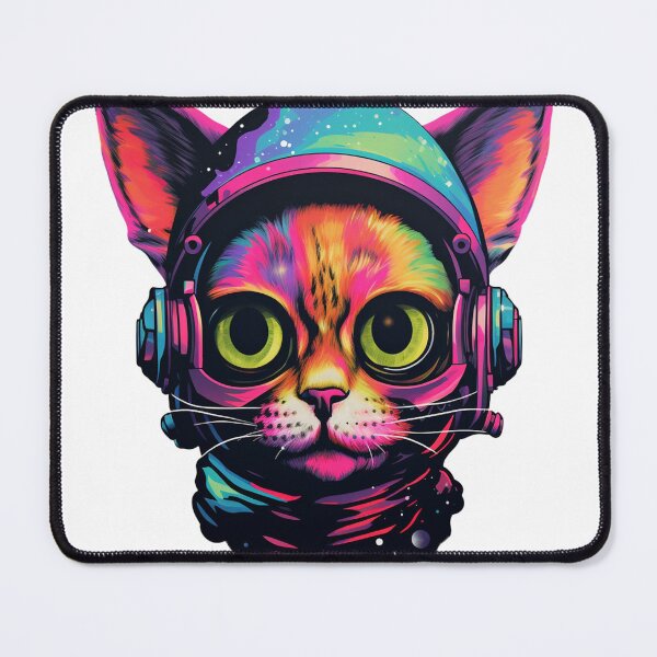 Item preview, Colorful Space Cat designed and sold by ReverseBleach.