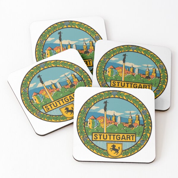 Item preview, Stuttgart Germany Vintage Style designed and sold by Decal Mania.