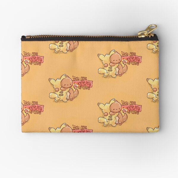 Poke Quote: You Are Worthy… Zipper Pouch