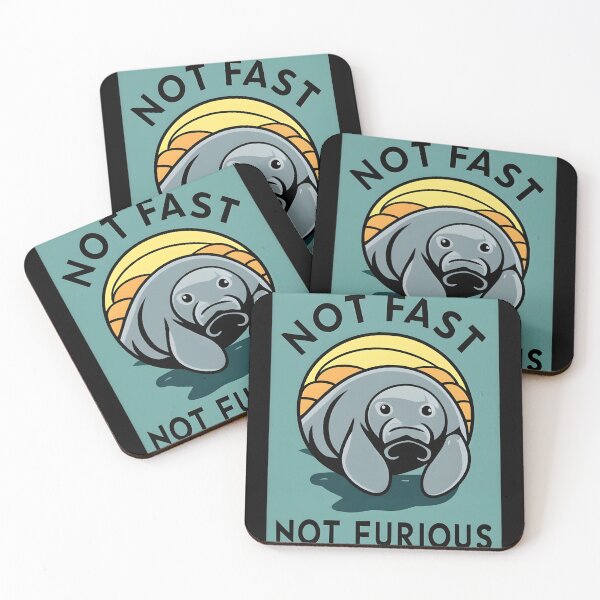 Item preview, Not Fast Not Furious: Celebrate the Grace of Manatees designed and sold by SandbarTees.