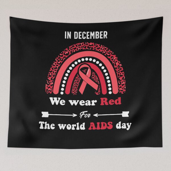 Item preview, In December We Wear Red HIV AIDS Awareness Month designed and sold by EagmianPheolea.