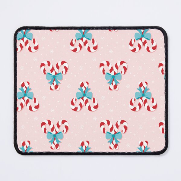 Item preview, Cute Christmas Candycanes with Bow Seamless Pattern designed and sold by Creative Wolf Design.
