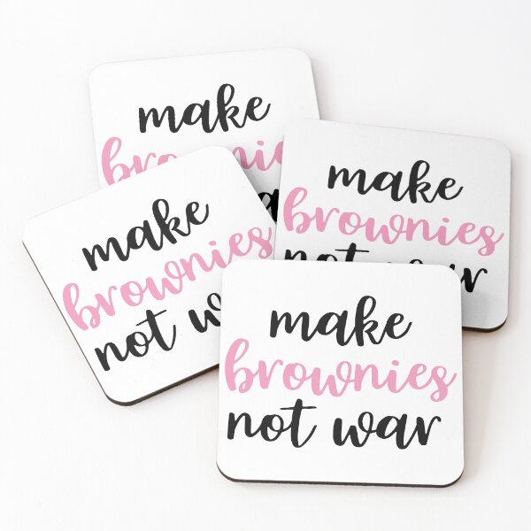 Item preview, Make Brownies Not War: Whimsical Baking Delights designed and sold by BakersArtists.