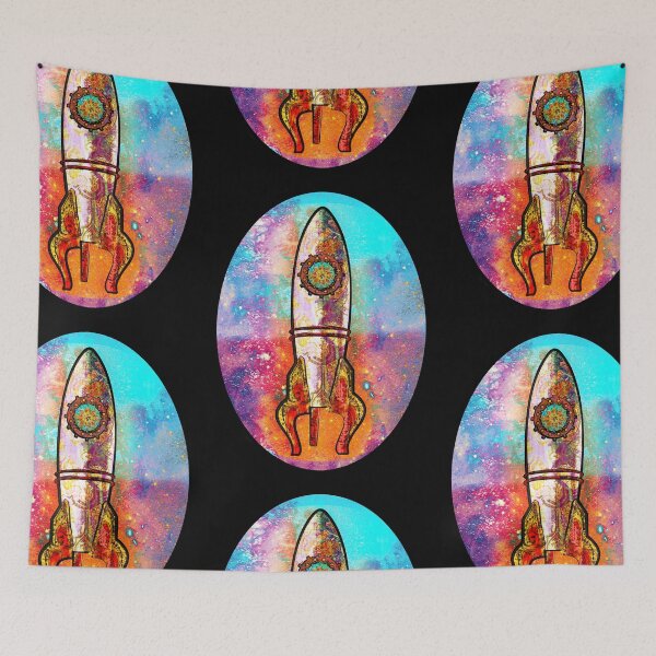 Item preview, Rocket Ship inSpace designed and sold by evisionarts.