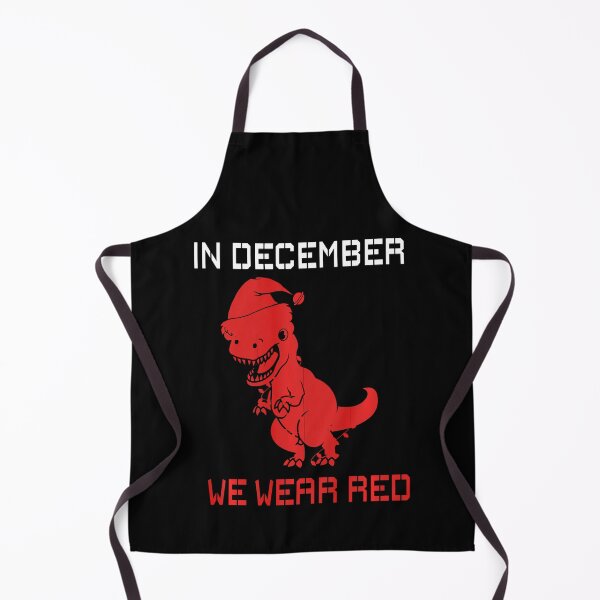 Item preview, In December We Wear Red HIV Awareness Dino Santa Christmas designed and sold by EagmianPheolea.