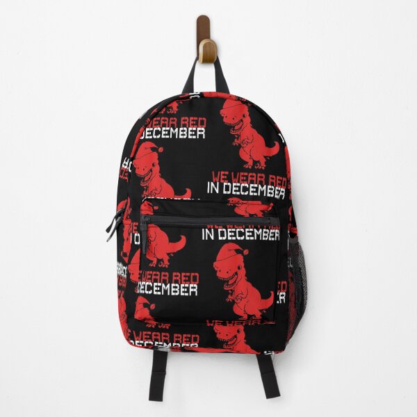 Item preview, In December We Wear Red HIV Awareness Dino Santa Christmas designed and sold by EagmianPheolea.