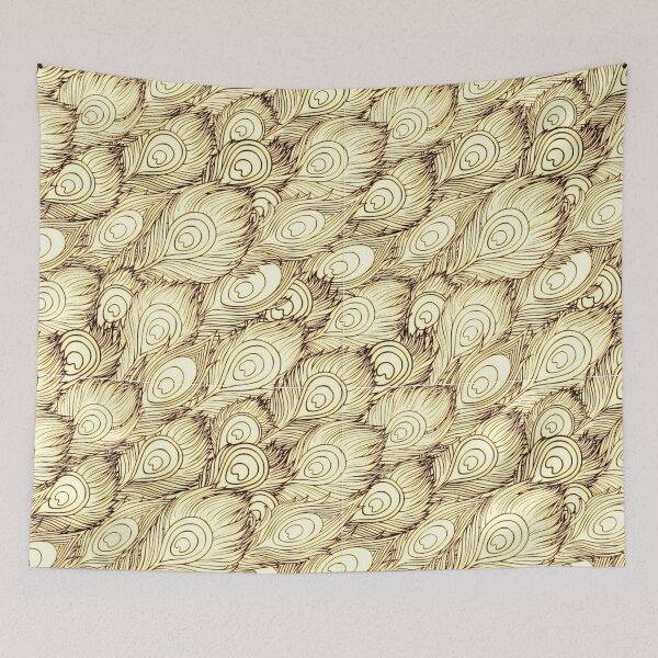 Item preview, Golden Peacock feather pattern Ardeco  designed and sold by ArDecoS.