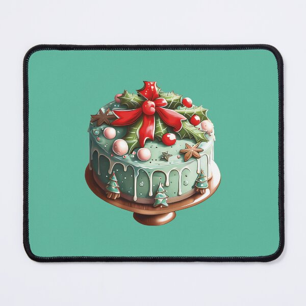 Item preview, Merry Christmas | Christmas Tree Cake  designed and sold by StarryHeavens.