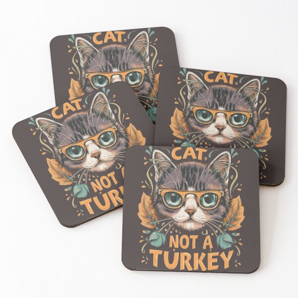 Item preview, Cat not a Turkey Thanksgiving  designed and sold by World-Store1.