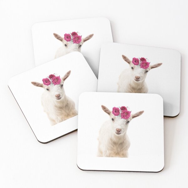 Item preview, Cute goat foto portrait designed and sold by Naturartprints.