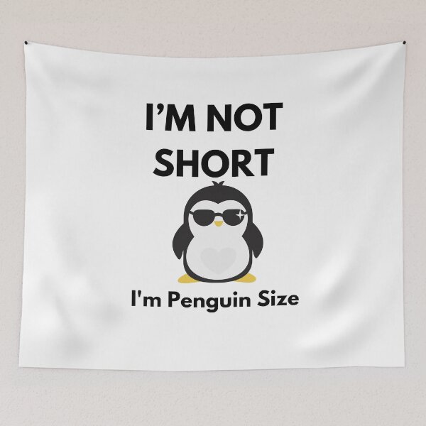 Item preview, I'm Not Short I'm Penguin Size Cute Penguin Lover Gifts designed and sold by Mustaph-Shop.