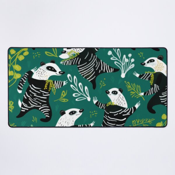 Item preview, Festive Dancing Badgers designed and sold by Dreadtread.