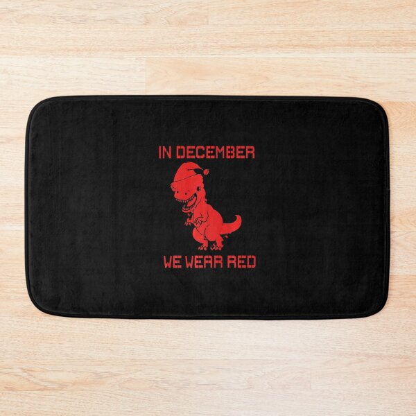 Item preview, In December We Wear Red HIV Awareness Dino Santa Christmas designed and sold by EagmianPheolea.